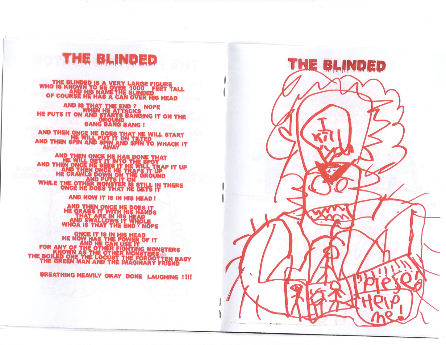 X Entity Jumpscares Zine - Wilbur Ciocci 2025